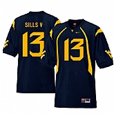 West Virginia Mountaineers 13 David Sills V Navy College Football Jersey Dzhi,baseball caps,new era cap wholesale,wholesale hats